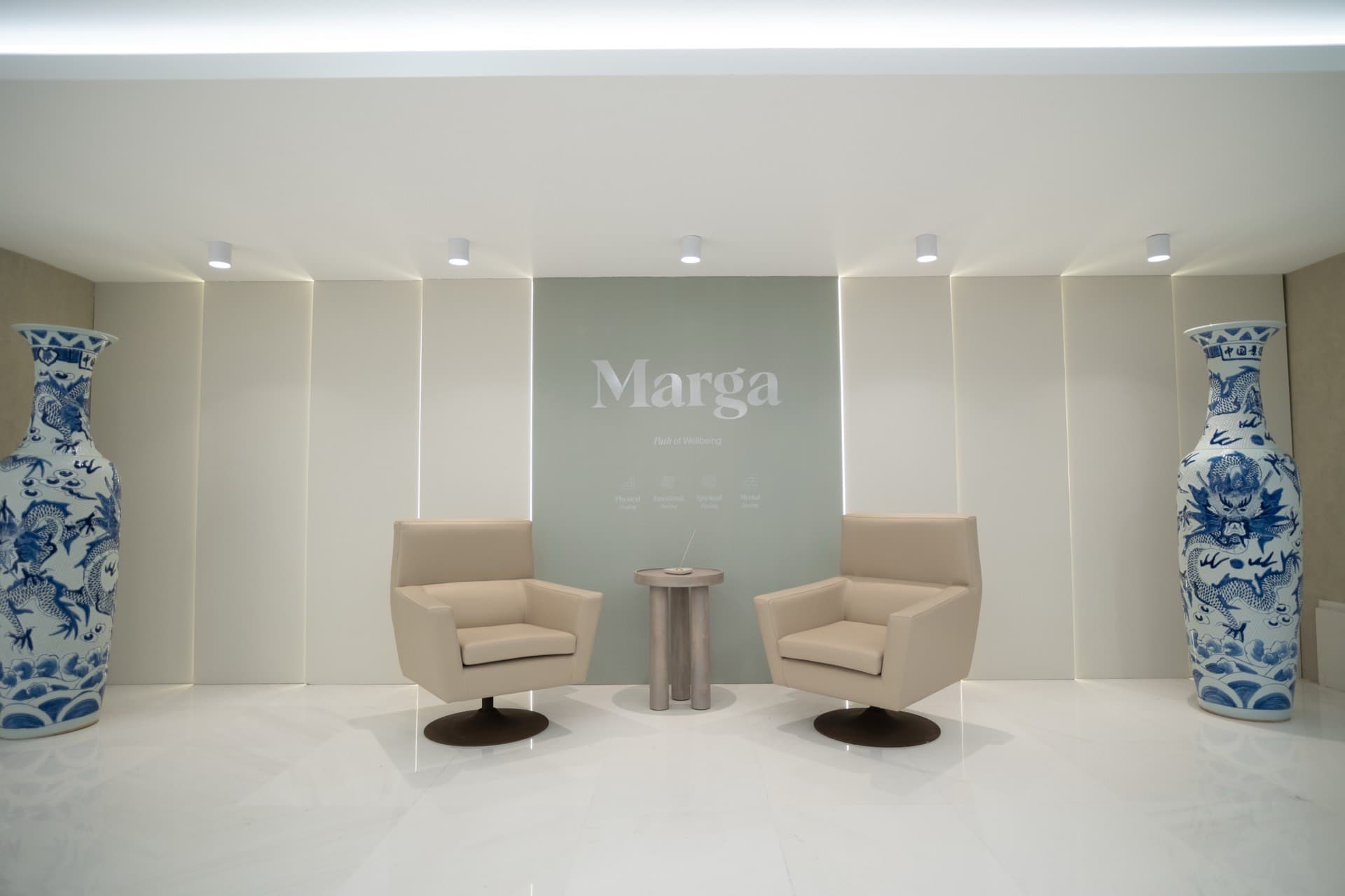 Marga Longevity İstanbul klinik iç mekanı — recovery ve wellness alanı
